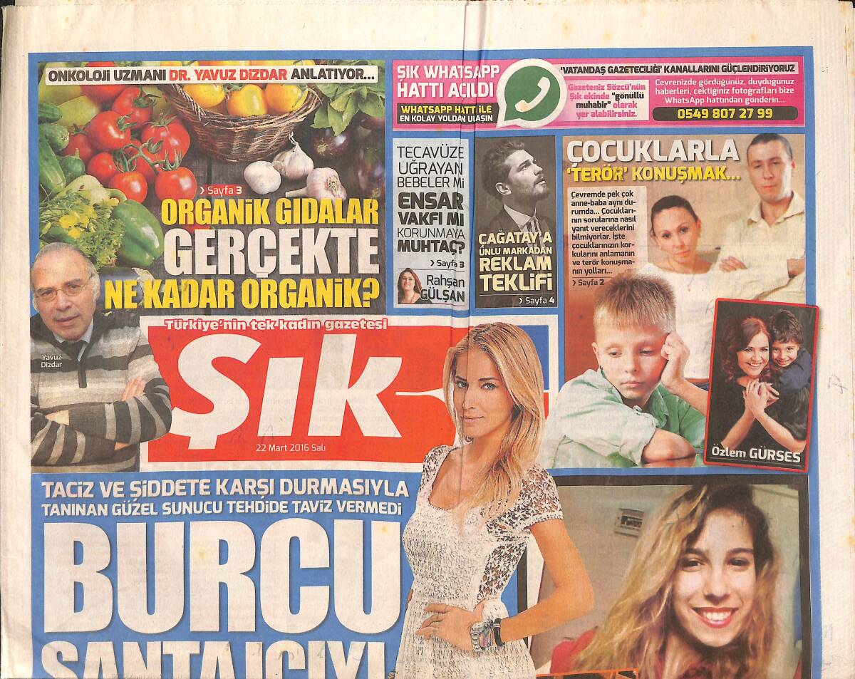 Sözcü Gazetesi Şık Eki 22 Mart 2016 - Burcu Esmersoy Şantajcıyı Yakalattı GZ135176 - 1