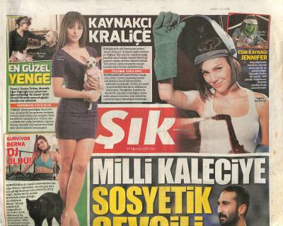 Sözcü Gazetesi Şık Eki 25 Ağustos 2015 - Simge Sağın Şöhret Beni Korkutmuyor - Volkan Babacana Sosyetik Sevgili ! GZ123261 - 1