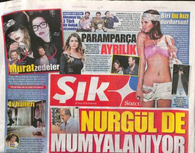 Sözcü Gazetesi Şık Eki 26 Ocak 2015 - Küçük Emrah , Doğum Hediyesi Olarak Eşine Aldığı Otomobille Restorandan Ayrıldı GZ106920 - 1