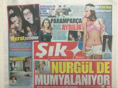 Sözcü Gazetesi Şık Eki 26 Ocak 2015 - Nurgül Yeşilçay Mumyalanıyor GZ29492 - 1