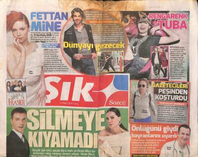Sözcü Gazetesi Şık Eki 27 Mart 2015 - Burçin Terzioğlu Gazetecileri Peşinden Koşturdu GZ116872 - 1