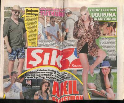 Sözcü Gazetesi Şık Eki 27 Temmuz 2015 - Aslızen Yıldız Tilbenin Uğuruna İnanıyorum GZ100712 - 2