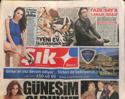 Sözcü Gazetesi Şık Eki 28 Ekim 2015 - Fazıl Saya Laiklik Ödülü - James Bondun Göz Kamaştıran Güzelleri GZ116996 - 1