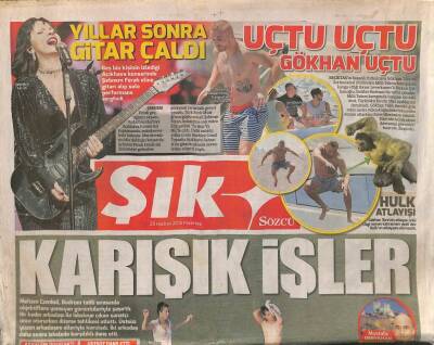Sözcü Gazetesi Şık Eki 29 Haziran 2015 - Hande Yenerle Yalıkavakta Beach Açan Şarkıcı Berksan Baba Olmak İstediğini Söyledi GZ105962 - 1