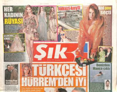 Sözcü Gazetesi Şık Eki 29 Ocak 2015 - Kardeş Payı Sezonu Açılıyor-Denizden Doğukan Manço Çıktı GZ105661 - 1