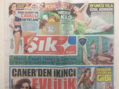 Sözcü Gazetesi Şık Eki 3 Ağustos 2015 - Caner Erkinden İkinci Evlilik Kararı GZ29147 - 1