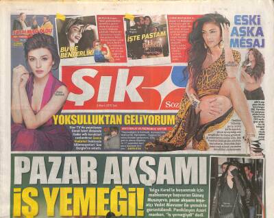 Sözcü Gazetesi Şık Eki 3 Mart 2015 - Gonca Vuslateri Yoksulluktan Geliyorum GZ116970 - 1