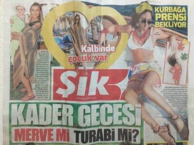 Sözcü Gazetesi Şık Eki 3 Temmuz 2015 - Kader Gecesi,Merve mi Turabi mi? GZ29768 - 1