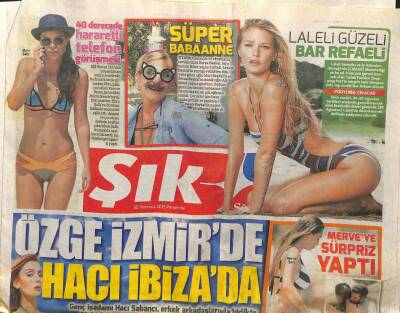 Sözcü Gazetesi Şık Eki 30 Temmuz 2015 - Özge Ulusoy İzmirde GZ101040 - 1