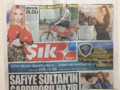 Sözcü Gazetesi Şık Eki 4 Kasım 2015 - Safiye Sultanın(Hülya Avşar)Gardırobu Hazır GZ27880 - 1