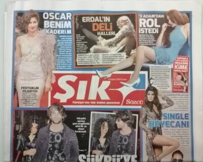 Sözcü Gazetesi Şık Eki 4 Kasım 2016 Şükrüye Tasarımcı Sevgili - GZ44938 - 1