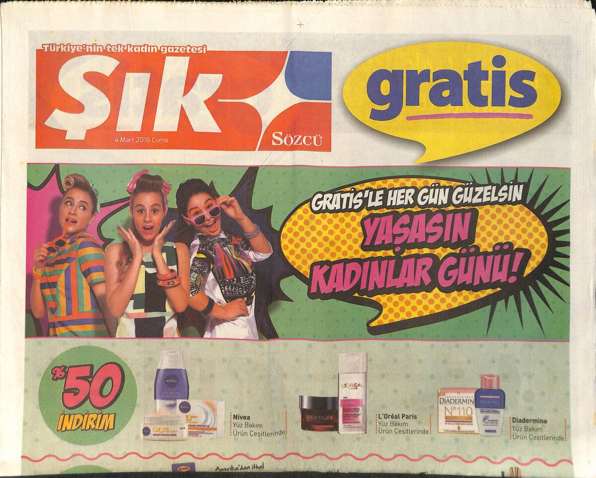 Sözcü Gazetesi Şık Eki 4 Mart 2016 GZ154611 - 1