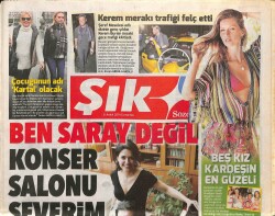Sözcü Gazetesi Şık Eki 6 Aralık 2014 - Fazıl Say Özlem Gürsese Konuştu GZ100114 - 2