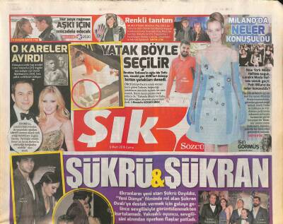 Sözcü Gazetesi Şık Eki 6 Mart 2015 - İbrahim Tatlısesin Oğlu İdo Tatlıses , Önceki Gün AVMleri Dolaşıp Bütün Yatakları Denedi GZ116962 - 1