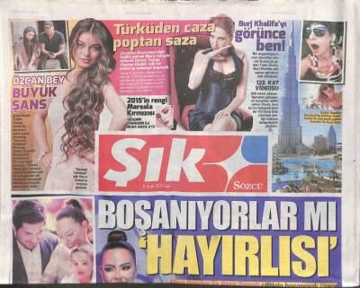 Sözcü Gazetesi Şık Eki 6 Ocak 2015 - Alaçatının Ünlü Şefi Kemal Demirasal İstanbulda GZ106916 - 1