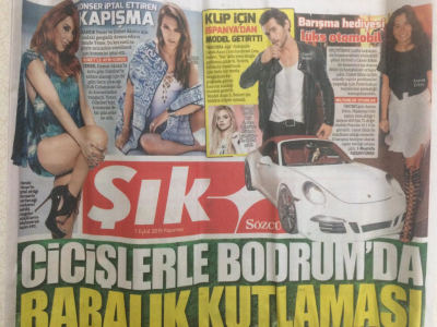Sözcü Gazetesi Şık Eki 7 Eylül 2015 - Konser İptal Ettiren Kapışma, Asena Erkine Barışma Hediyesi Lüks Otomobil,Cem Belevi Klip İçin İspanyadan Model Getirtti GZ27751 - 1