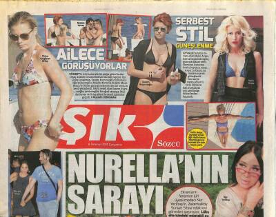 Sözcü Gazetesi Şık Eki 8 Temmuz 2015 - Didem Soydan İspanyol Tarzı GZ115964 - 1