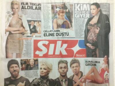 Sözcü Gazetesi Şık Eki 9 Kasım 2015 - Deniz Akkaya Bunalıma Girdi GZ29769 - 1