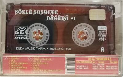 Sözlü Sosyete Düğünü *1* Kaset KST11984 - 2