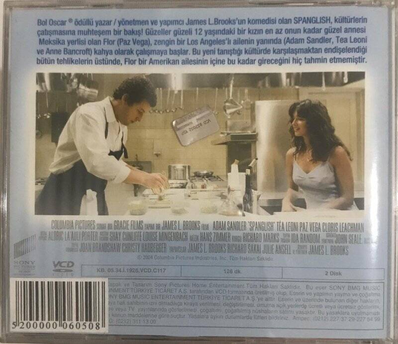 Spanglish VCD Film VCD8068 - 2