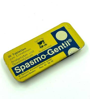 Spasmo-Gentil Teneke Hap Kutusu Koleksiyonluk (N) - 1