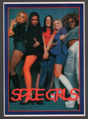 Spce Girls Büyükboy Kartpostal KRT4710 - 1