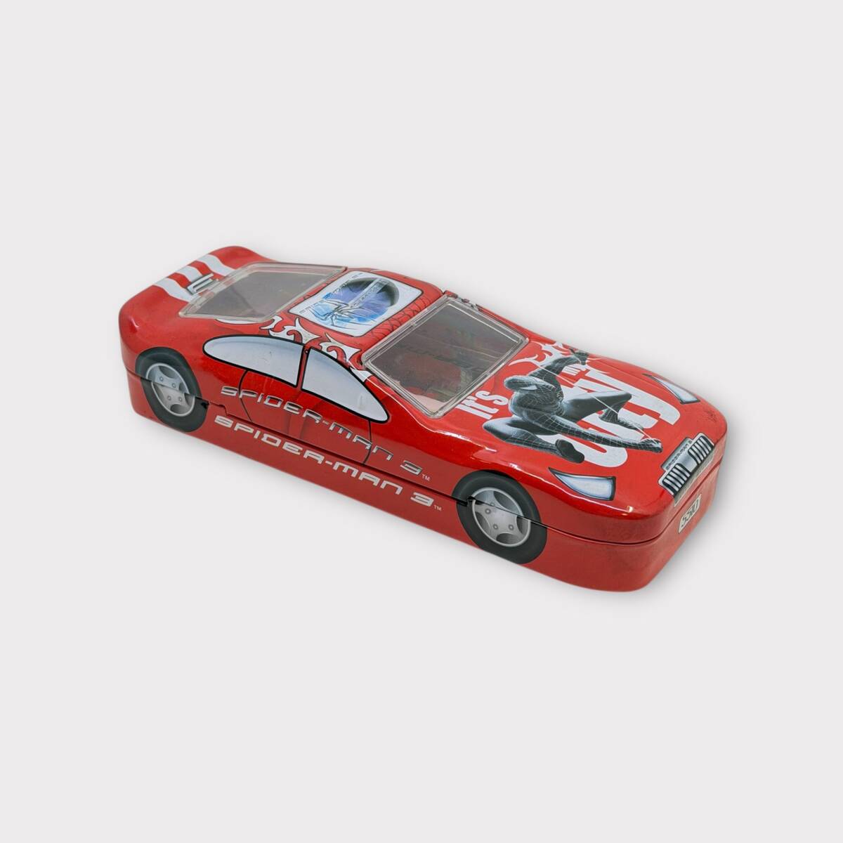 Spider-Man 3 (Marvel) Teneke Araba Formunda Kalemlik Eğitim Seti (Sıfır Ürün) AOB5125 - 3