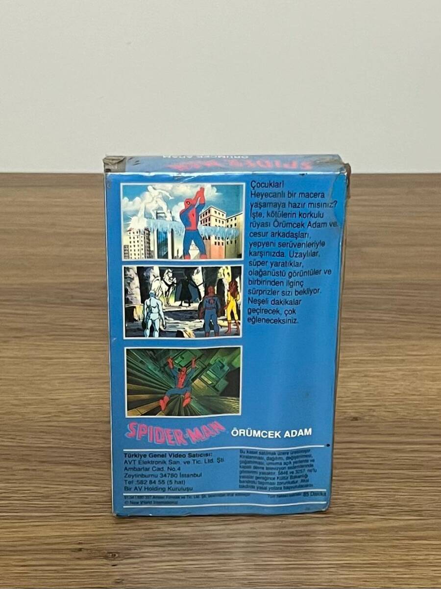 SPIDER-MAN ÖRÜMCEK ADAM - Açılmamış Jelatininde Video Kaset DVD2864 - 3