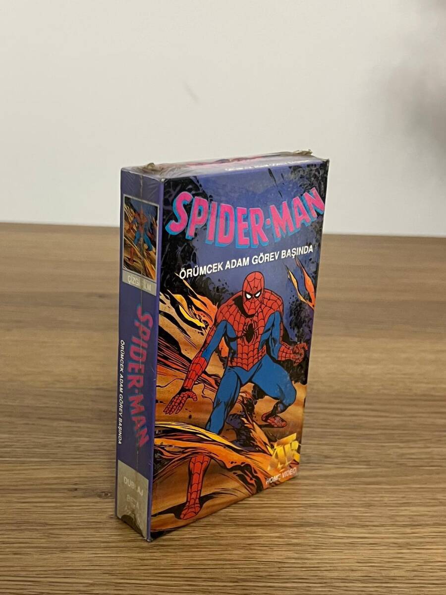 SPIDER-MAN Örümcek Adam Görev Başında - BETA -Açılmamış Jelatininde Video Kaset DVD2843 - 4