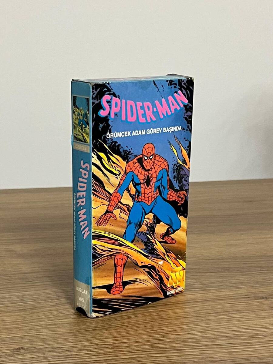 SPIDER-MAN - VHS - SÖrümcek Adam Görev Başında Video Kaset DVD2871 - 2
