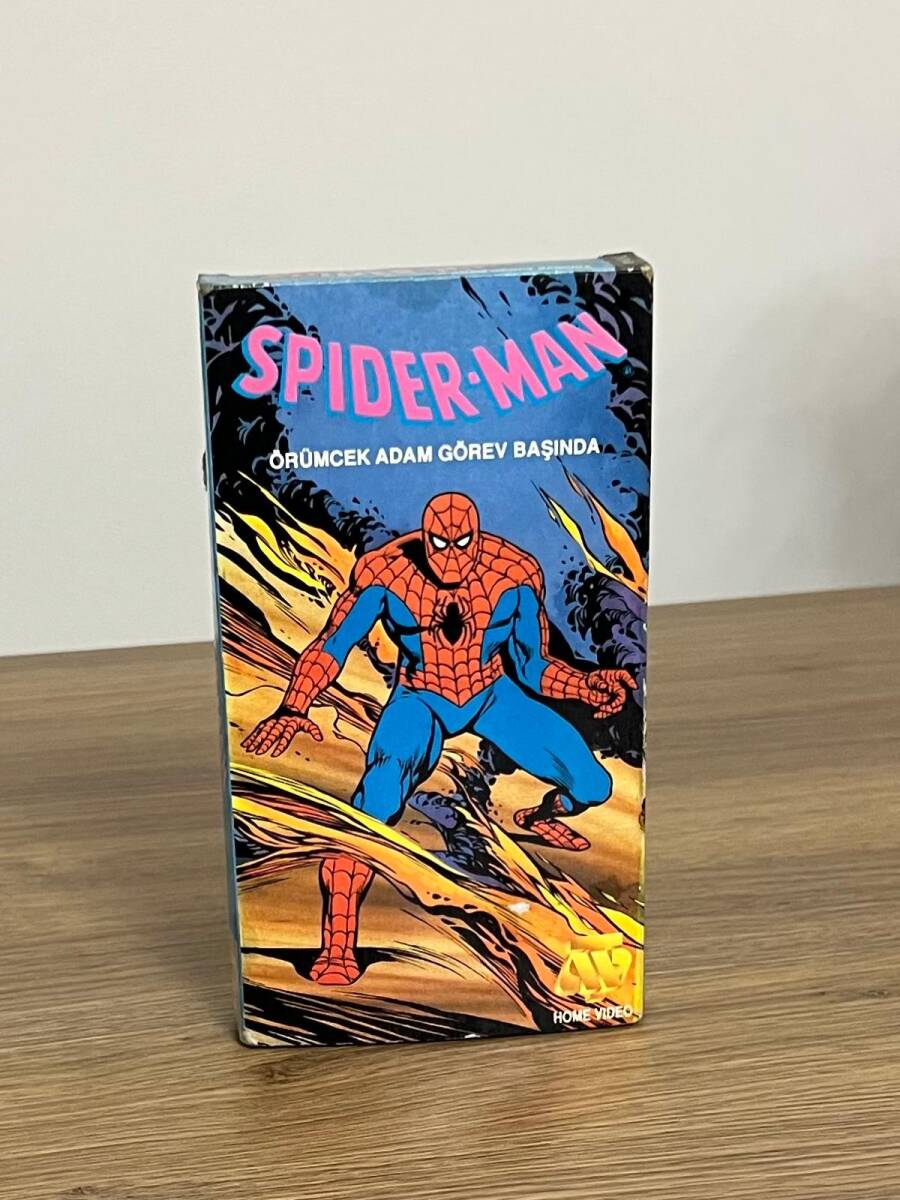 SPIDER-MAN - VHS - SÖrümcek Adam Görev Başında Video Kaset DVD2871 - 5