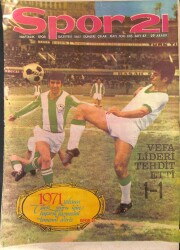 Spor 21 Haftalık Spor Dergisi 29 Aralık 1970 Sayı: 47 NDR93351 - Gökçekoleksiyon