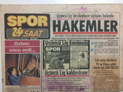 Spor 24 Saat Gazetesi 2 Mayıs 1985 - Fenerbahçe Beni Kahrediyor GZ24817 - 1
