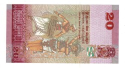 Sri Lanka 20 Rupees 2016 ÇİL YKP8178 - 2