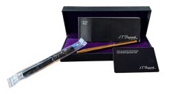 S.T. Dupont 14K Altın Kaplama Klasik Tükenmez Kalem 45071 *Sertifikalı* AKS1653 - Gökçekoleksiyon