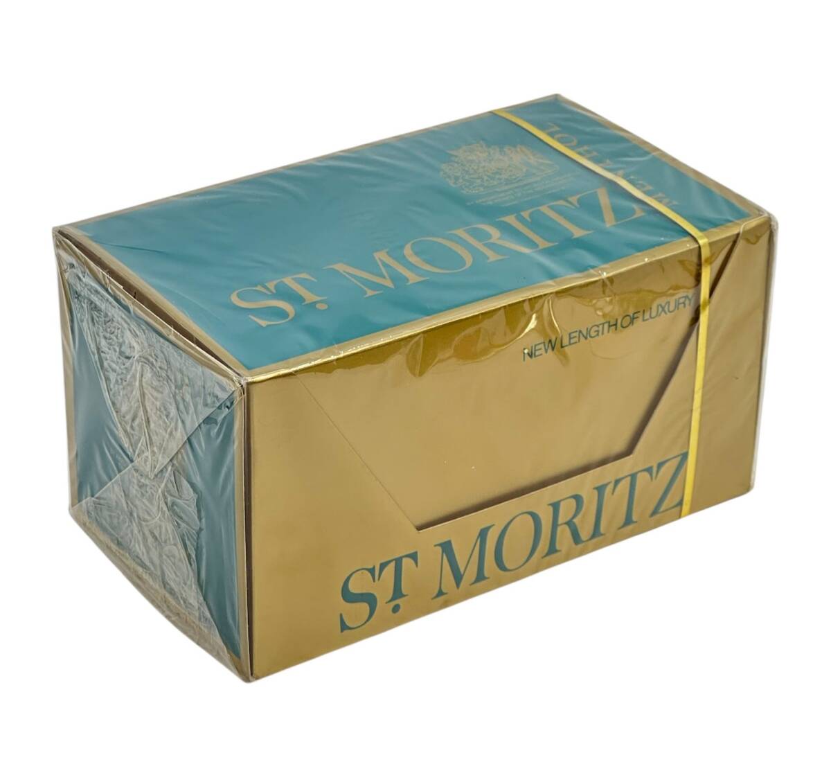 St. Moritz Açılmamış Karton Filtreli Mentollü Sigara 1970'ler AOB4782 - 1