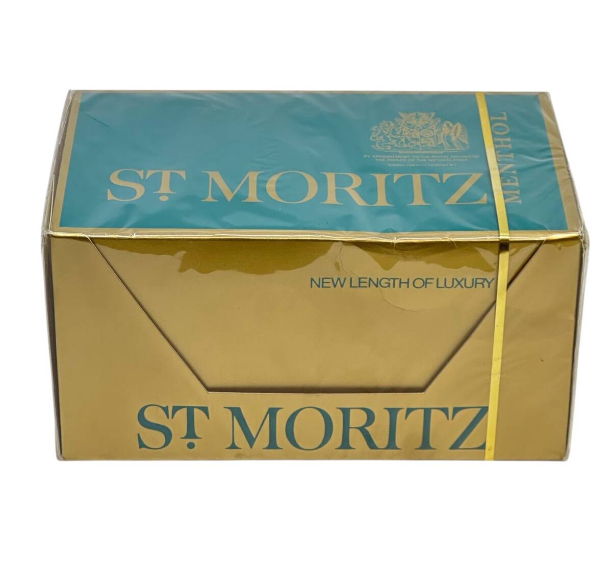 St. Moritz Açılmamış Karton Filtreli Mentollü Sigara 1970'ler AOB4782 - 2