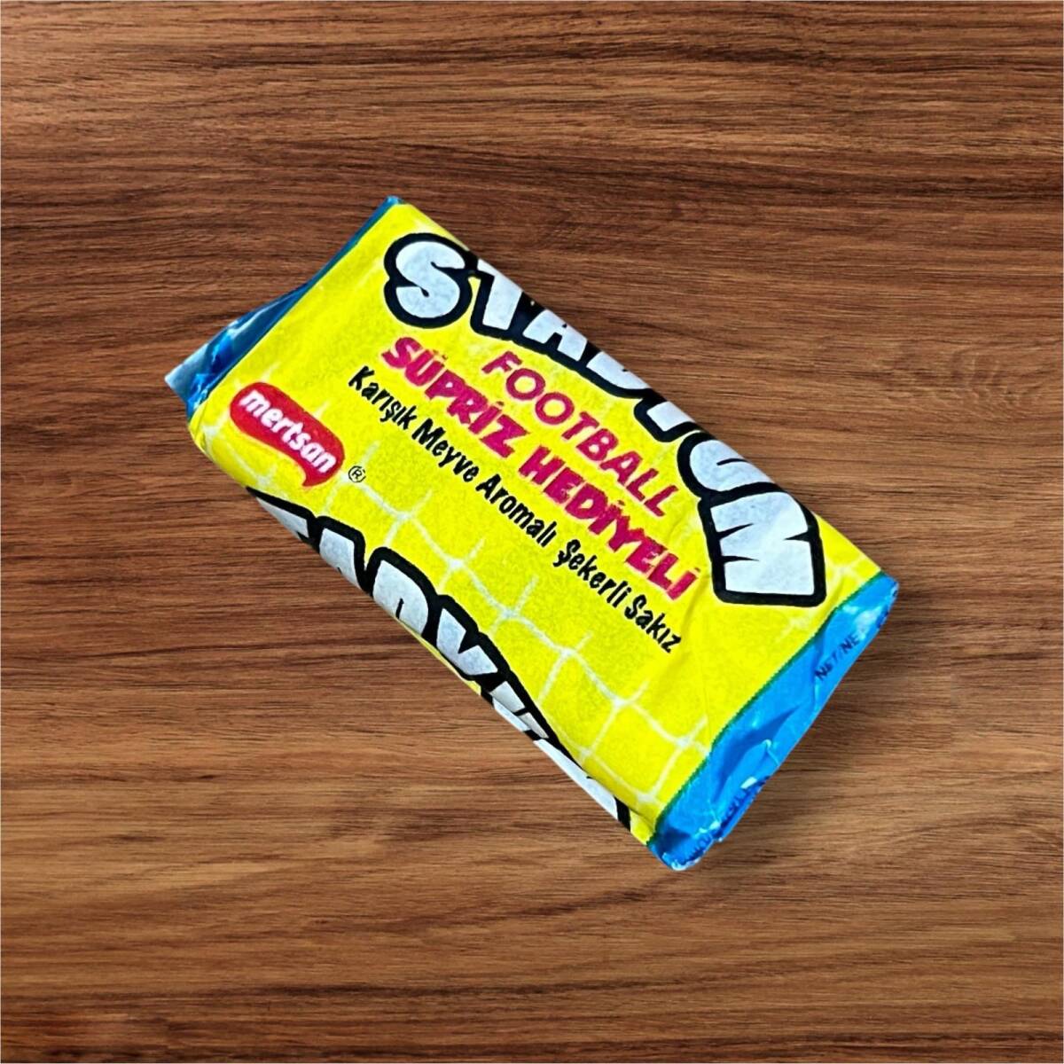 Stadyum (Mertsan) 1990s Futbol Süpriz Çıkartmalı Şekerli Sakız# SKZ2390 - 3