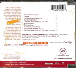 Stan Getz And João Gilberto Featuring Antonio Carlos Jobim CD (İkinci El) CD4461 - 2