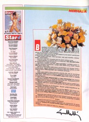 Star Dergisi 26 Temmuz 1992 Sayı:44 - Resneli Niyazi - Antoinette - Edward - Harrison Ford NDR87839 - Gökçekoleksiyon