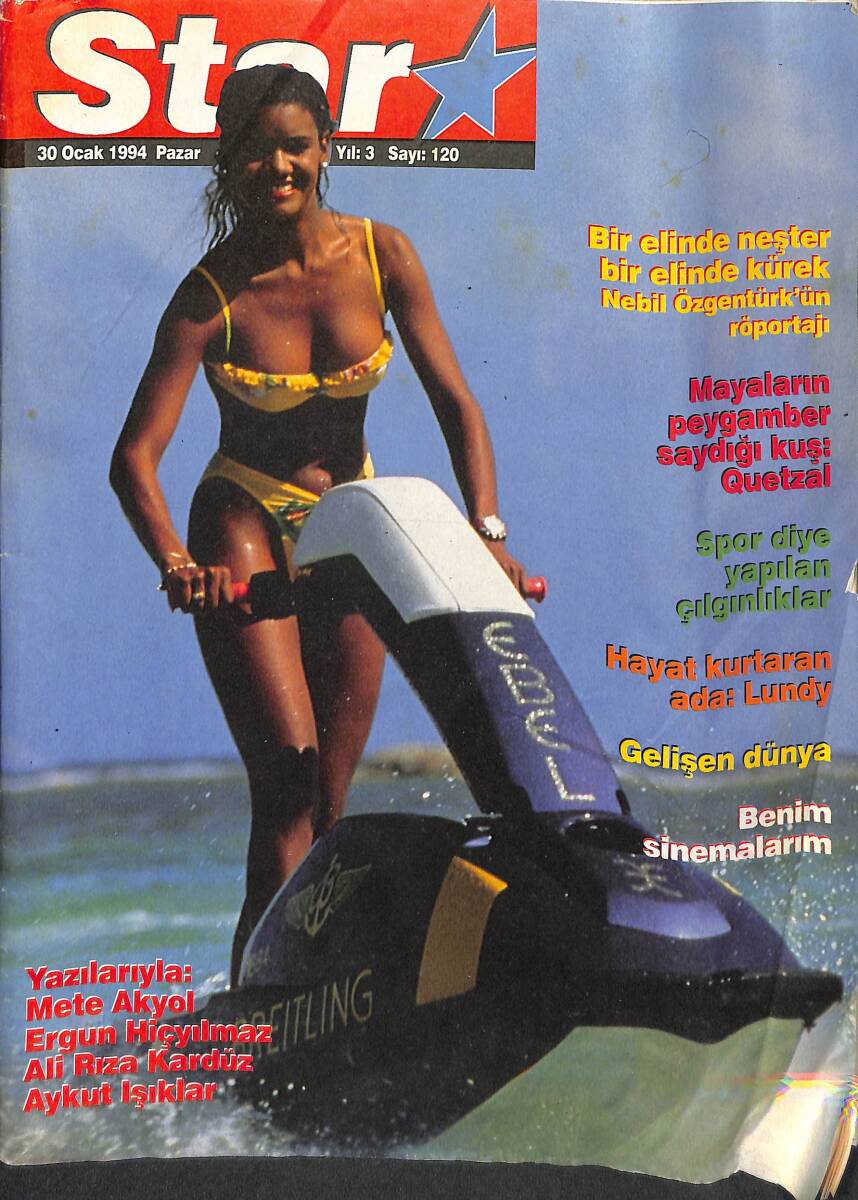 Star Dergisi 30 Ocak 1994 Sayı: 120 - Mete Akyol - Derya Dağaşan - Maya İnanışı- Ali Rıza Kardüz - 1