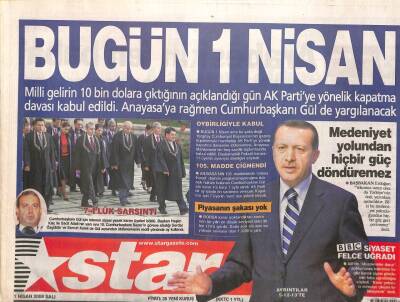 Star Gazetesi 1 Nisan 2008 - Trafikte Polissiz Döneme Başladık - Organ Tefecilerine Baskın GZ95455 - 1