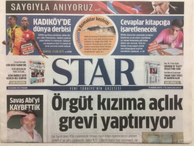 Star Gazetesi 10 Kasım 2013 - Kadıköyde Dünya Derbisi GZ27950 - 1