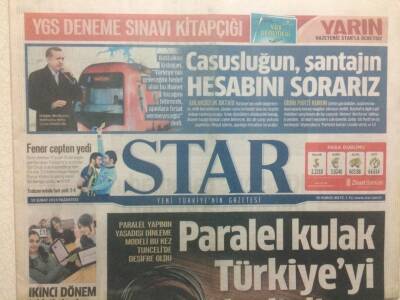 Star Gazetesi 10 Şubat 2014 - Paralel Kulak Türkiyeyi Böyle Dinliyor GZ29725 - 1
