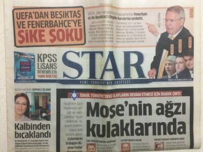 Star Gazetesi 11 Haziran 2013 - UEFAdan Beşiktaş Ve Fenerbahçeye Şike Şoku GZ29352 - 1