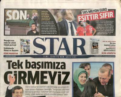 Star Gazetesi 12 Ekim 2014 - Pensilvanya , PKK Esad Kol Kola - Kobanililere Türkiye Şefkati GZ125510 - 1