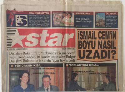 Star Gazetesi 14 Ekim 1999 - Euro 2000e 2 Maç Kaldı .Rakibimiz Serbest İrlanda GZ22636 - 1