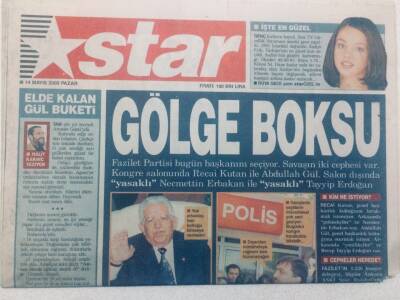 Star Gazetesi - 14 Mayıs 2000 - Fazilet Partisinde Gölge Boksu GZ46862 - 1