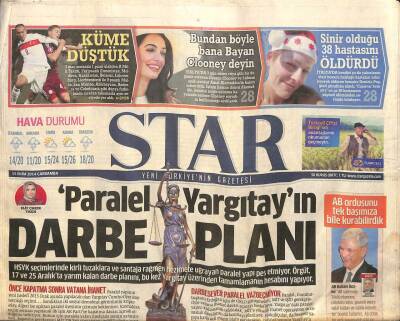 Star Gazetesi 15 Ekim 2014 - Kore Fonları Milyar Dolarlık Yatırıma Geliyor - Işid Bağdat Yolunda GZ106700 - 1