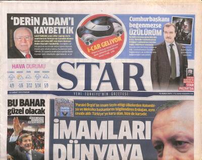 Star Gazetesi 15 Şubat 2015 - İkinci Charlie Hebdo Girişimi Danimarkada 1 Ölü GZ106577 - 1